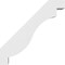 Ekena Millwork 3-in. W x 18-in. D x 18-in. H Copenhagen Architectural Grade PVC Knee Brace BRCP03X18X18CHG - alternate 5